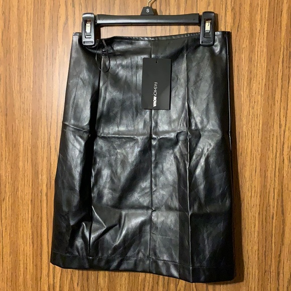 Fashion Nova Dresses & Skirts - Brand new leather skirt